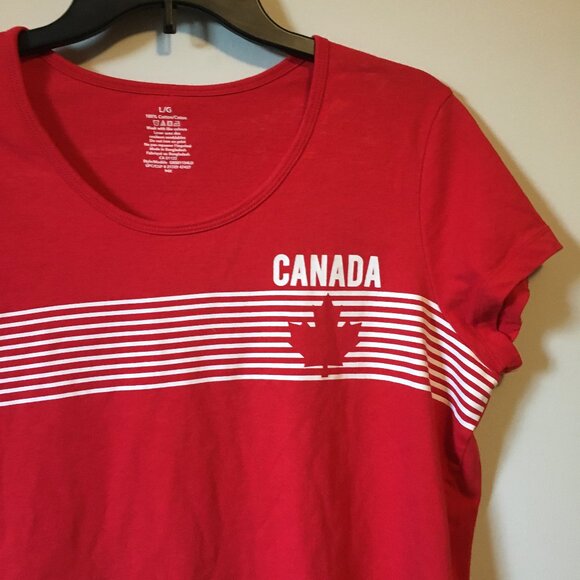 Retro Canada Maple Leaf Cotton T-shirt - Picture 5 of 12